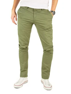 Yazubi Chino Herren Hose Modell Kyle by Yzb Jeans Dunkelgrün/Khaki/Grün