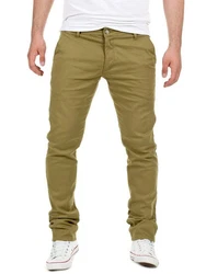 Yazubi Chino Hose Modell Dustin by Yzb Jeans Khaki/Dunkelgrün