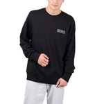WOOD WOOD Sweater Hugh Info Sweatshirt Schwarz/Dunkelblau/Hellblau/Beige