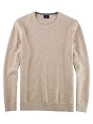 OLYMP Rundhalspullover Strick Casual 