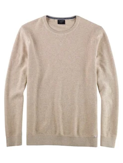 OLYMP Rundhalspullover Strick Casual 