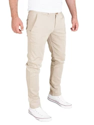 WOTEGA Chinohose Adriano Herren Slim Fit Khaki/Beige