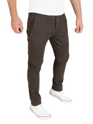 WOTEGA Chinohose Adriano Herren Slim Fit Khaki/Dunkelgrün