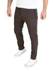 WOTEGA Chinohose Adriano Herren Slim Fit Khaki/Dunkelgrün
