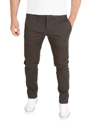 WOTEGA Chinohose Adriano Herren Slim Fit Khaki/Dunkelgrün