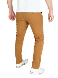 WOTEGA Chinohose Adriano Herren Slim Fit Braun/Khaki/Beige