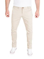 WOTEGA Chinohose Adriano Herren Slim Fit Khaki/Beige