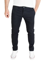 WOTEGA Chinohose Adriano Herren Slim Fit Dunkelblau
