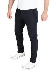 WOTEGA Chinohose Adriano Herren Slim Fit Dunkelblau