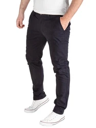 PITTMAN Chino Herren Hosen Derrick Dunkelblau/Hellblau