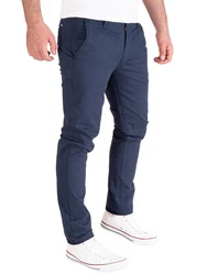 PITTMAN Chino Herren Hosen Derrick Dunkelblau/Blau