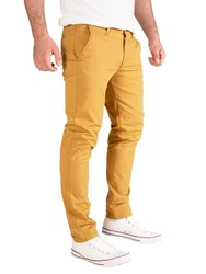 PITTMAN Chino Herren Hosen Derrick Gelb/Beige/Khaki/Braun/Orange