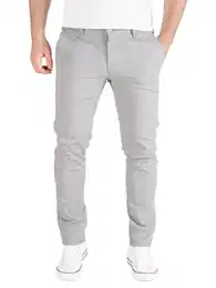 Chinohose Derrick moderne Baumwolll Chino Jeans mit Reiverschluss