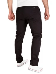 PITTMAN Chino Herren Hosen Derrick Khaki/Schwarz/Dunkelbraun/Dunkelrot