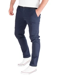 PITTMAN Chino Herren Hosen Derrick Dunkelblau/Blau