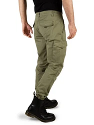 WOTEGA Cargohose Odin Herren Cargo Hose Dunkelgrün/Khaki