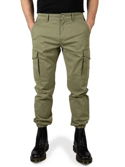 WOTEGA Cargohose Odin Herren Cargo Hose Dunkelgrün/Khaki
