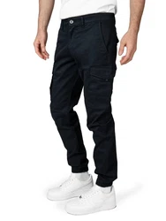 WOTEGA Cargohose Odin Herren Cargo Hose Dunkelblau/Blau