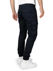 WOTEGA Cargohose Odin Herren Cargo Hose Dunkelblau/Blau