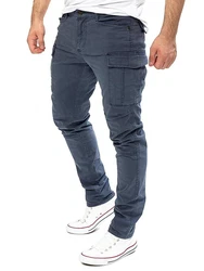 Yazubi Cargo Hose Jayden Dunkelblau/Blau/Grau