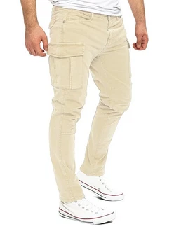 Yazubi Cargo Hose Jayden Khaki/Beige