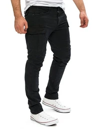 Cargohose Cargo Chino Jayden (1-tlg) mit aufgesetzten Cargotaschen