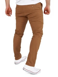 WOTEGA Herren Stoffhose Chino Style Glenn Khaki/Braun/Beige