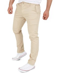 WOTEGA Herren Stoffhose Chino Style Glenn Khaki/Beige