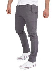 WOTEGA Herren Stoffhose Chino Style Glenn Hellgrau/Dunkelgrau/Grau/Khaki