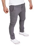 WOTEGA Herren Stoffhose Chino Style Glenn Hellgrau/Dunkelgrau/Grau/Khaki