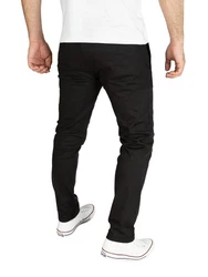 PITTMAN Andrew Chino Herren Hose Slim Fit Schwarz/Khaki
