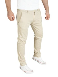 PITTMAN Andrew Chino Herren Hose Slim Fit Khaki/Beige