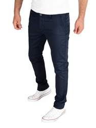 PITTMAN Andrew Chino Herren Hose Slim Fit Dunkelblau/Blau/Hellblau