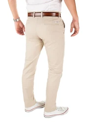 Yazubi Herren Chino Hose Modell Dustin Khaki/Beige