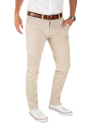 Yazubi Herren Chino Hose Modell Dustin Khaki/Beige