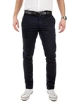Yazubi Herren Chino Hose Modell Dustin Dunkelblau/Schwarz