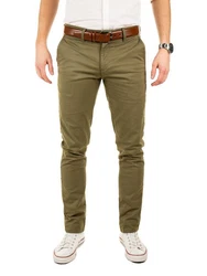 Yazubi Herren Chino Hose Modell Dustin Khaki/Dunkelgrün