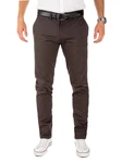 Yazubi Herren Chino Hose Modell Dustin Khaki/Dunkelbraun/Grau