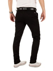 Yazubi Herren Chino Hose Modell Dustin Schwarz/Black