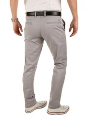 Yazubi Herren Chino Hose Modell Dustin Grau/Hellgrau/Khaki/Beige