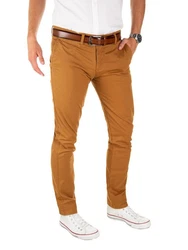 Yazubi Herren Chino Hose Modell Dustin Khaki/Braun/Beige/Orange