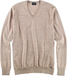 OLYMP V-Ausschnitt Pullover Strick Casual 