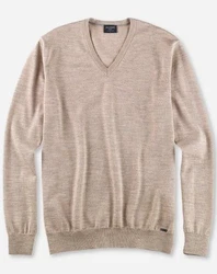 OLYMP V-Ausschnitt Pullover Strick Casual 