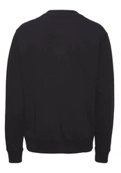 BOSS ORANGE Sweater Wefade Schwarz/Dunkelblau