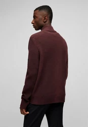 HECHTER PARIS Troyer mit Troyerkragen Dunkelrot/Bordeaux