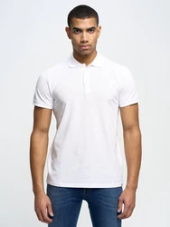 BIG STAR Poloshirt MARKOLINOS weiß