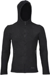 Engel Jacke mit Kapuze Merino Wollfleece Dunkelgrau/Schwarz/Grau
