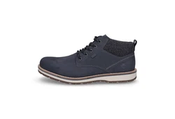 Rieker Herren Schnürboot Winterstiefel blau