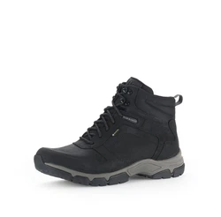 Pius Gabor Schnürstiefel Schwarz/Dunkelblau
