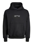Jack & Jones Hoodie JORGRACIA GRAPHIC SWEAT HOOD Schwarz/Rot